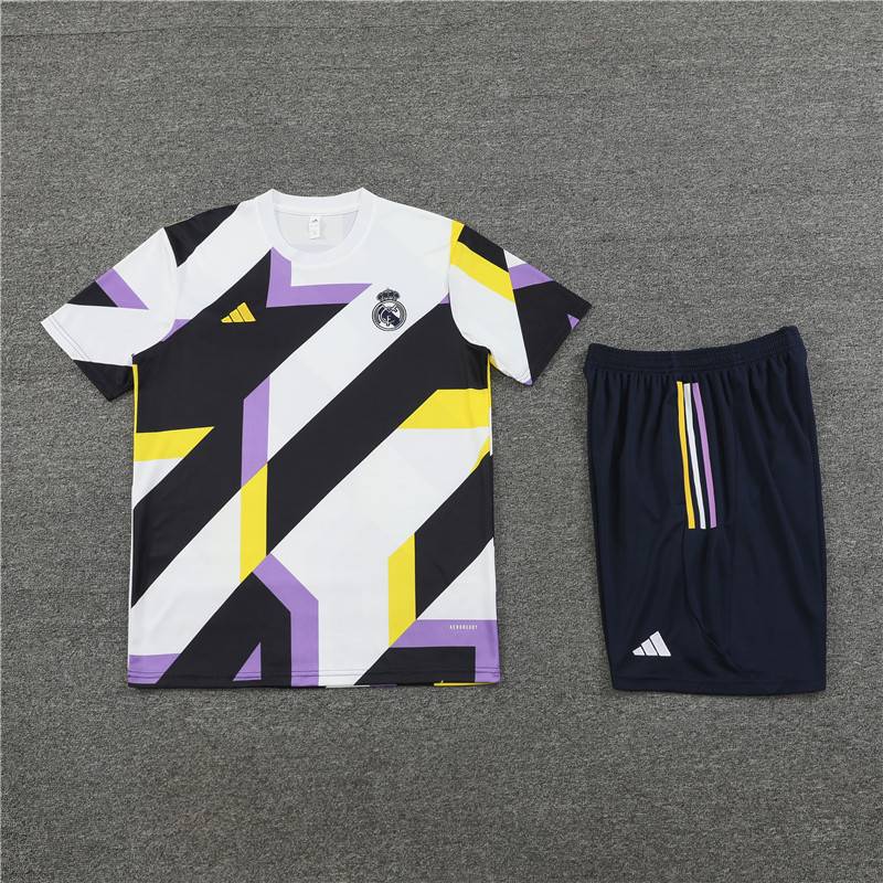 Real Madrid short -sleeved football uniform 24 Barcelona Barcelona AC Milan adult children custom competition football uniform Messi