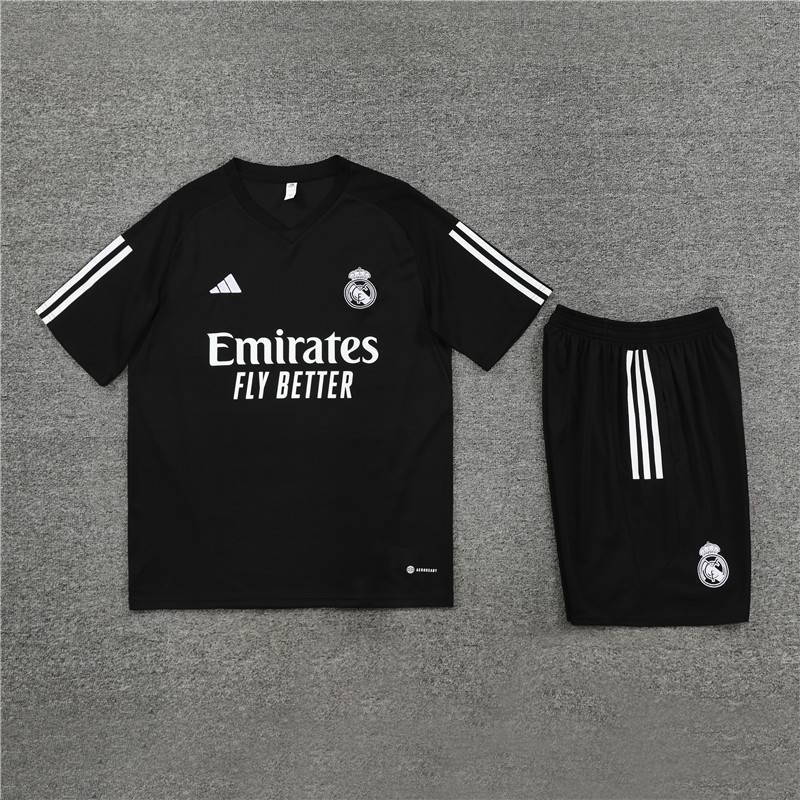 Real Madrid short -sleeved football uniform 24 Barcelona Barcelona AC Milan adult children custom competition football uniform Messi
