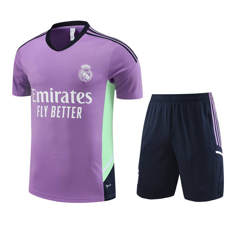 Real Madrid short -sleeved football uniform 24 Barcelona Barcelona AC Milan adult children custom competition football uniform Messi