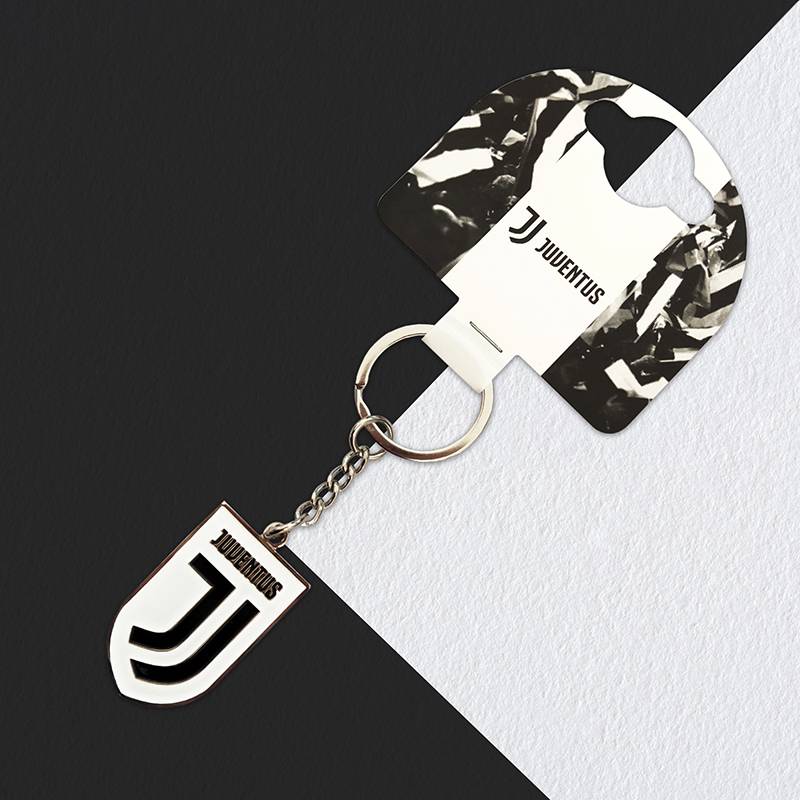Juventus official authentic football peripheral fans products souvenirs team logo C Ronal key buckle badge pendant