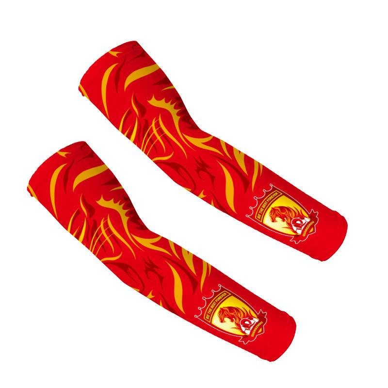 Shanghai Shenhua Bing Sleeve Sleeve Football Team Emperor Zhong Super Fan Fan Products Shop Sleeve Sleeve Sleeping Belly Slim Men and Women Drive