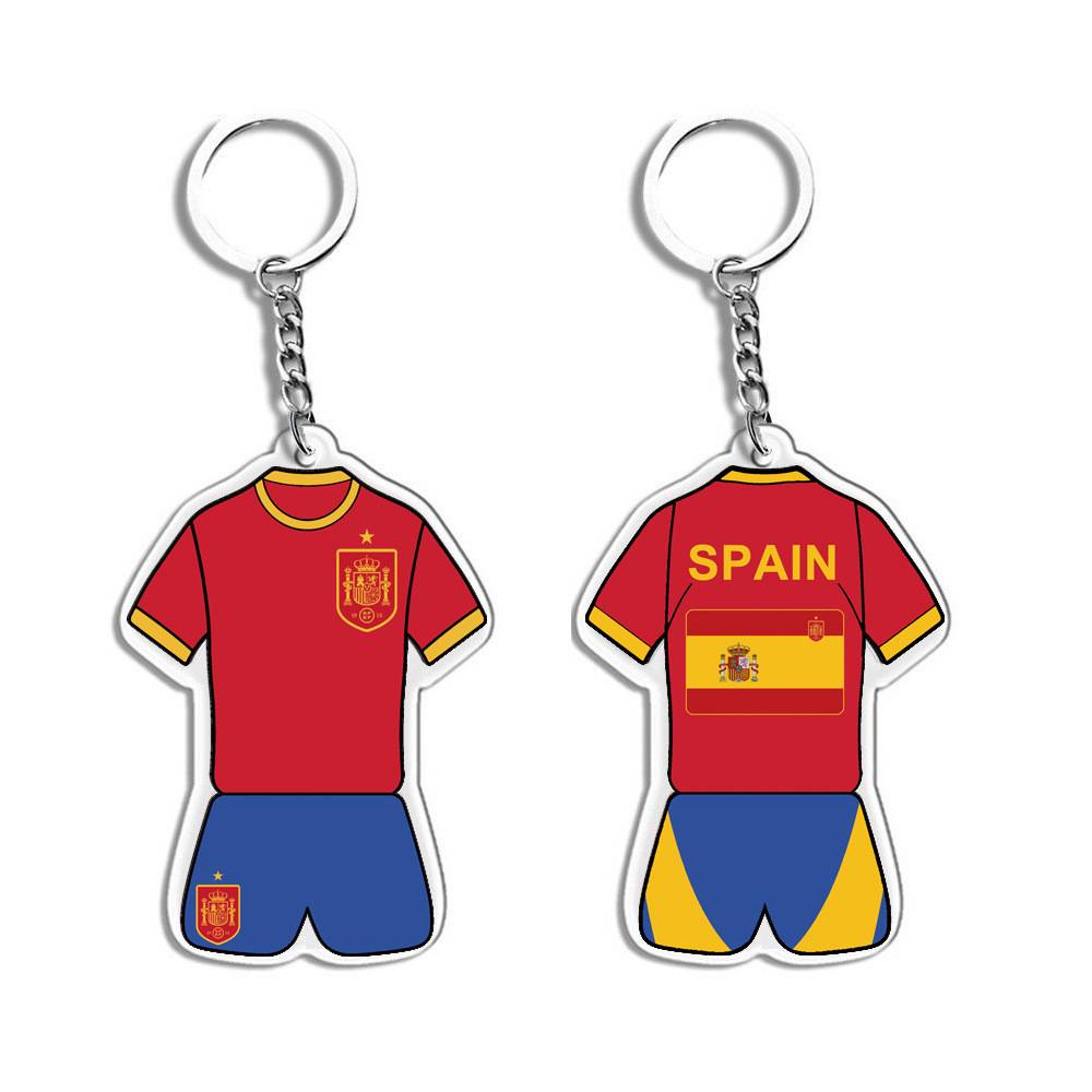 2024 European Cup France, Argentine Germany football star Yayli jersey pendant keychain souvenir