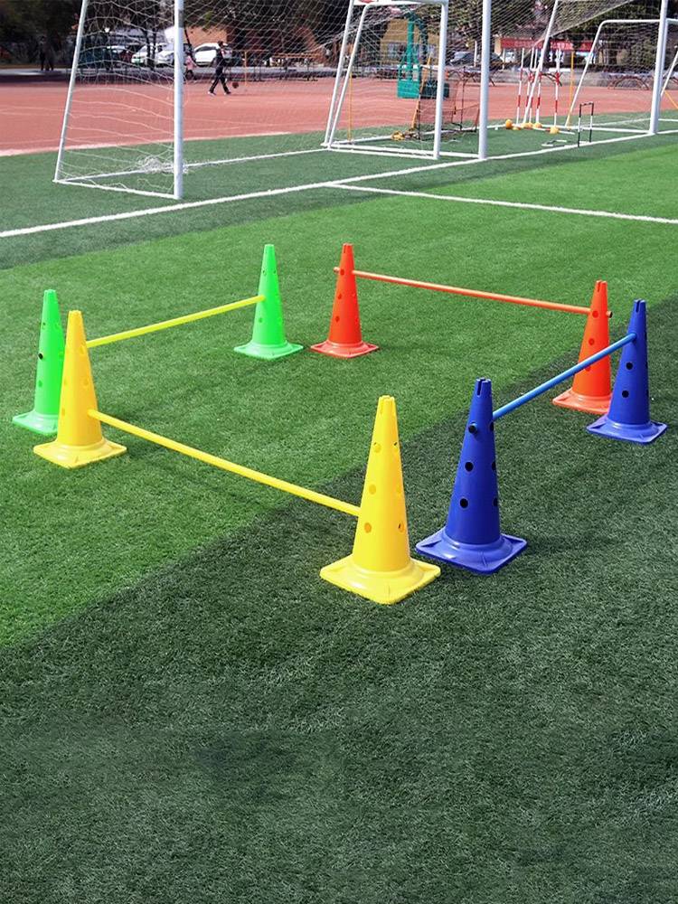 Football training equipment kindergarten to mark barrel-barrel cone-barrel child cross-post signpost