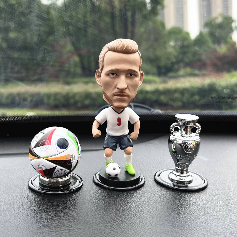 2024 European Cup Star Hands Football Doll Taleting Decoration Decoration Surgery