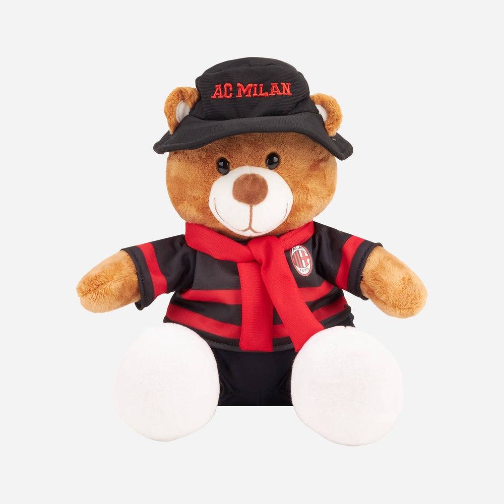 The key to the teddy bear, ac-Milan football, next to the official real-chain teddy fan present