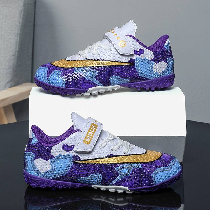 Children's football shoes boys 2024 new Falcon children's broken nail shoes boys primary school students professional training buttons