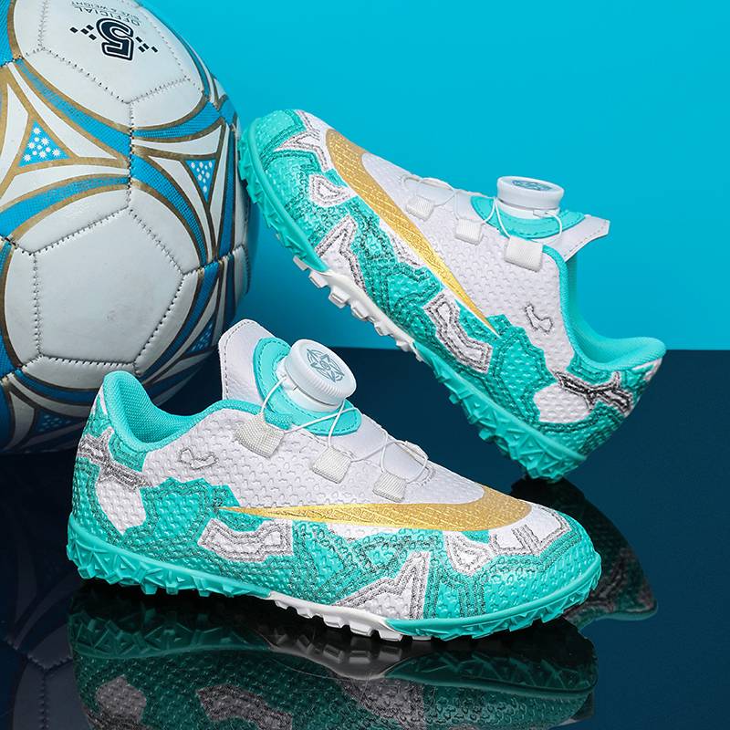 Children's football shoes boys 2024 new Falcon children's broken nail shoes boys primary school students professional training buttons