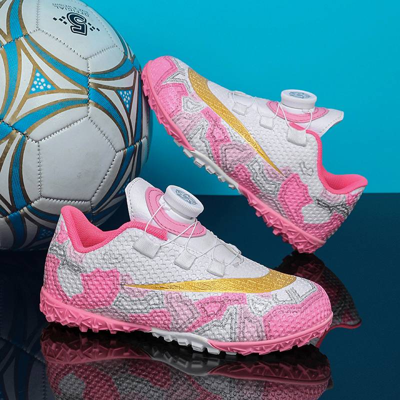 Children's football shoes boys 2024 new Falcon children's broken nail shoes boys primary school students professional training buttons
