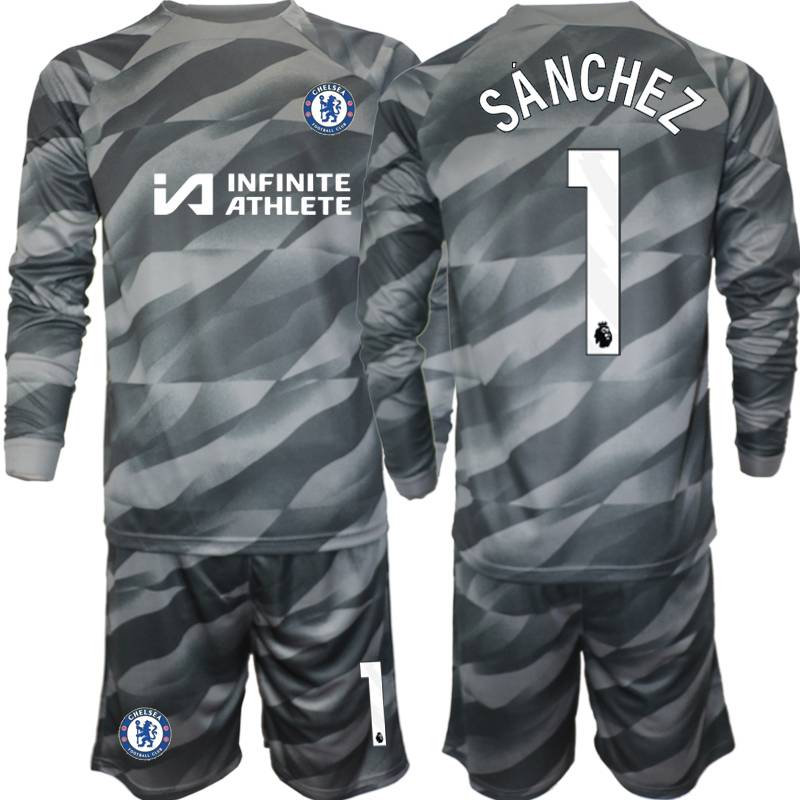 Chelsea goalkeeper No. 1 Sanchez No. 16 Mendisan will take the jersey dragon door clothes adult children's clothing football
