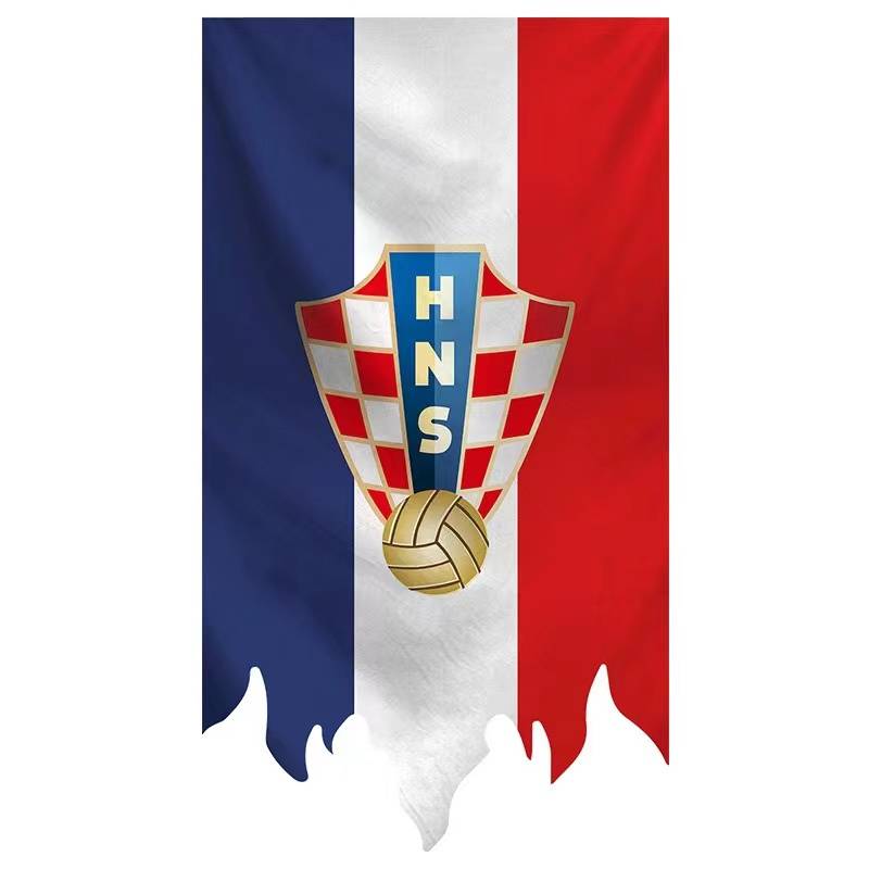 Croatian team must be hanging flag 125x70cm
