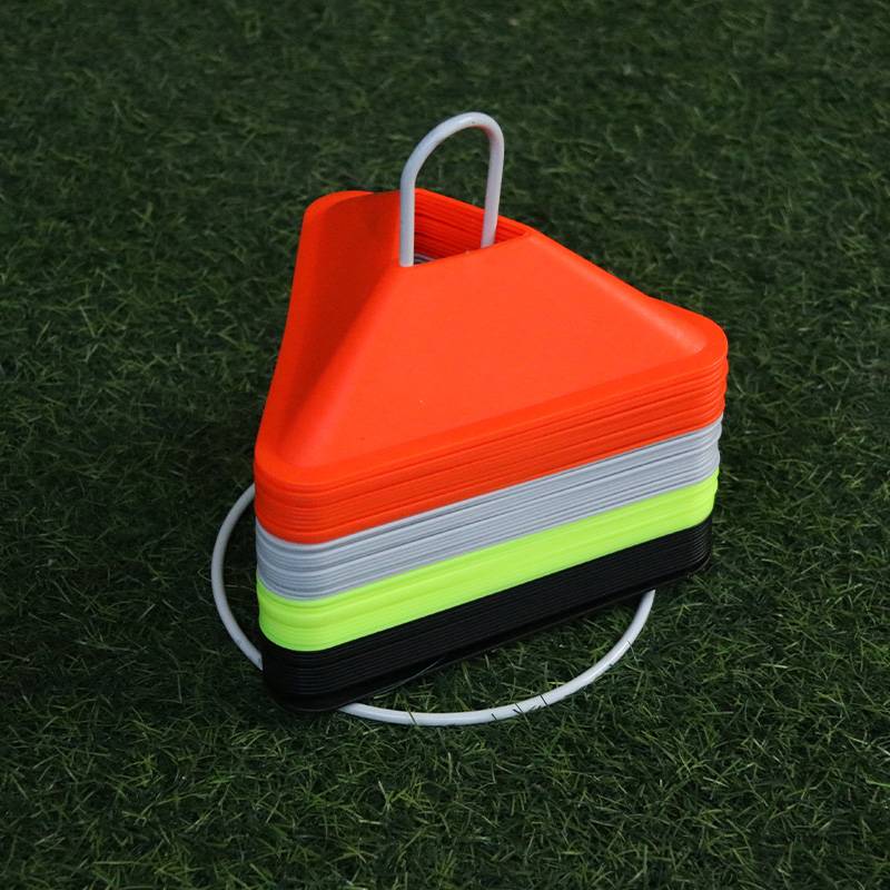 Soccer training equipment to mark basketball assistive devices for children to train the square triangle