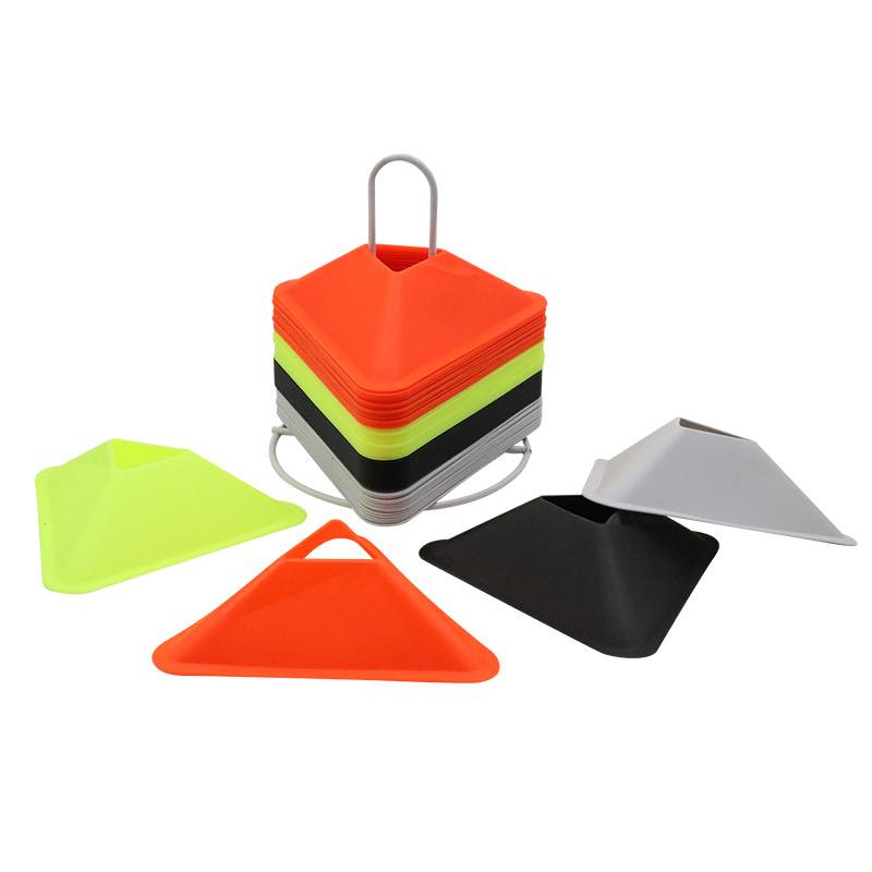 Soccer training equipment to mark basketball assistive devices for children to train the square triangle