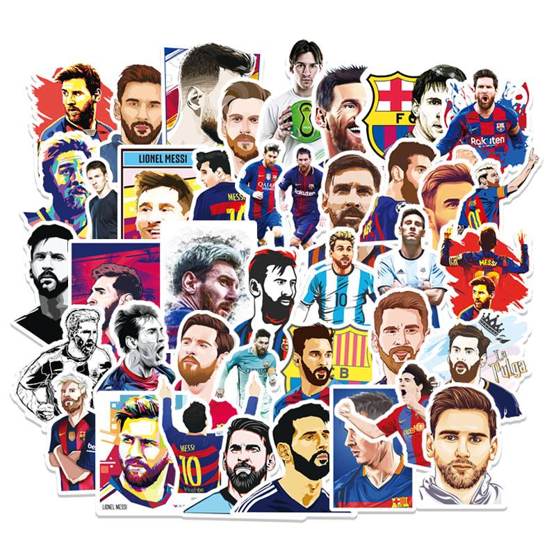 FOOTBALL STAR STICKER AND WATERPROOF CAR