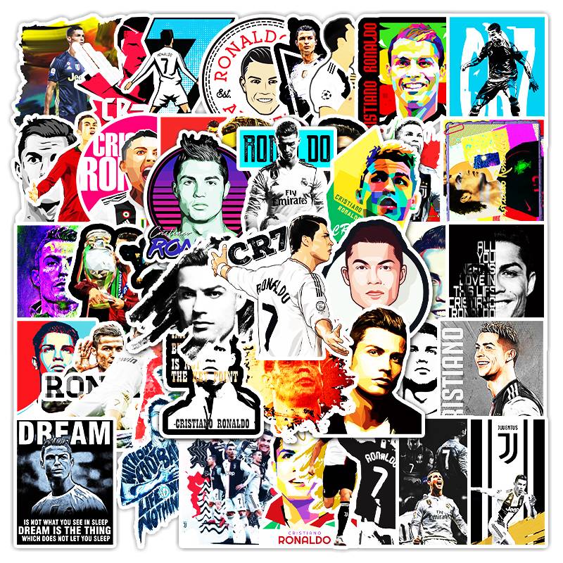 FOOTBALL STAR STICKER AND WATERPROOF CAR