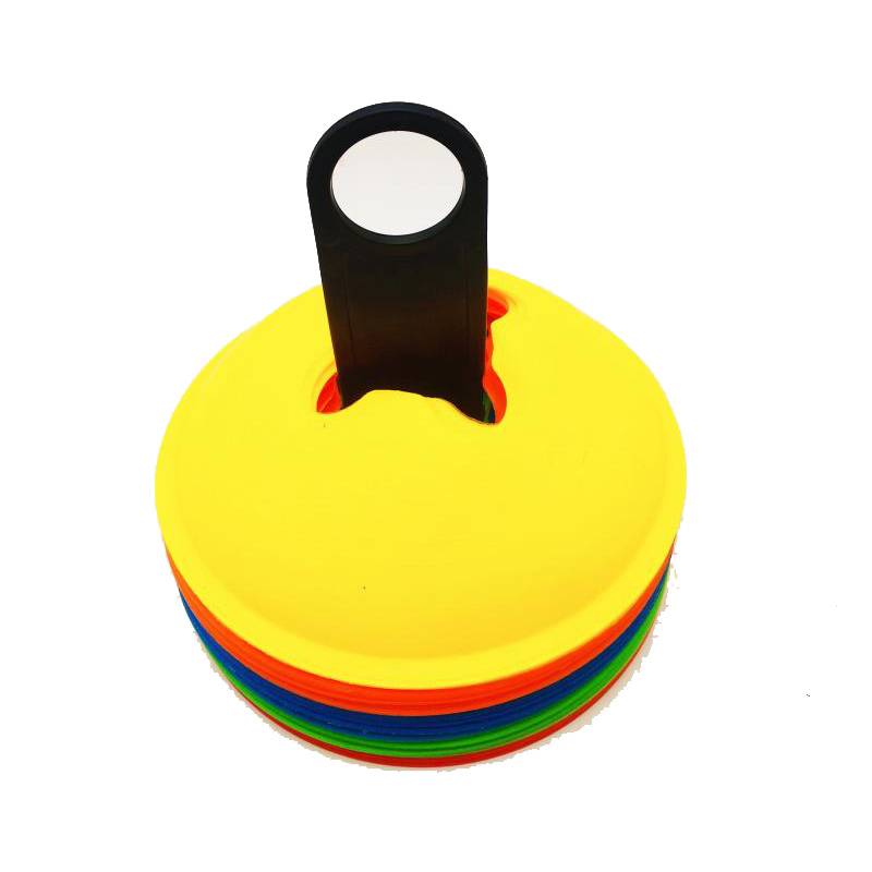 Flower mouth signs disc sports football training equipment obstacle barrel barrel barrel road barriers and label pile pile flower mouth