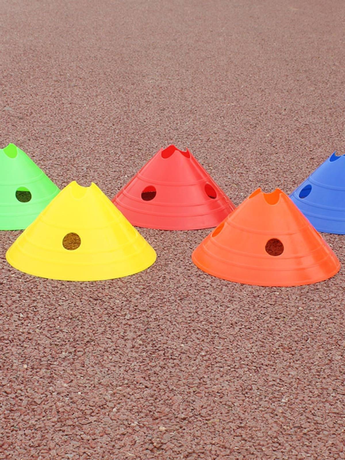 Label disc marker disc football basketball training flower mouth with hole logo disk logo rod combination cross -column frame