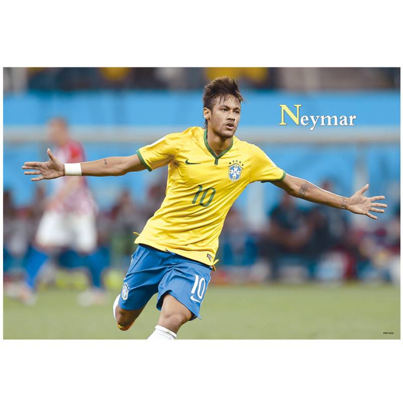 Soccer star Brazil, 10 Nemar poster