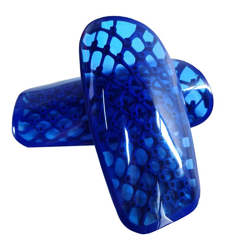 Children's transparent leg protection board blue
