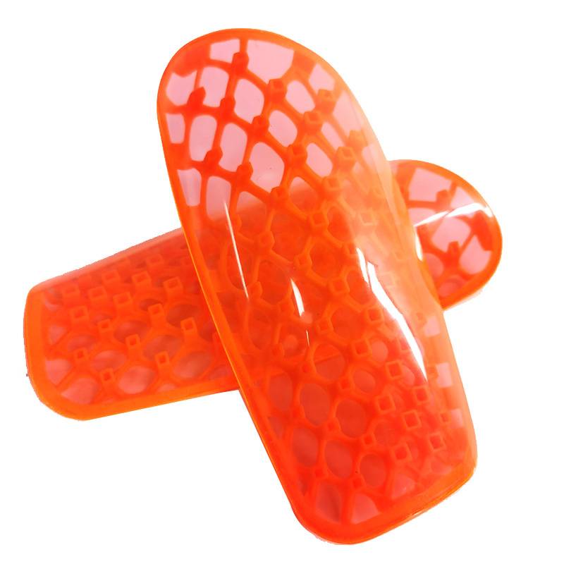 Children's transparent leg protection board orange