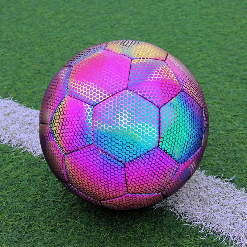 Third ring football genuine wear -resistant PU leather competition No. 5 4 night reflecting ball back light children's gift fluorescence
