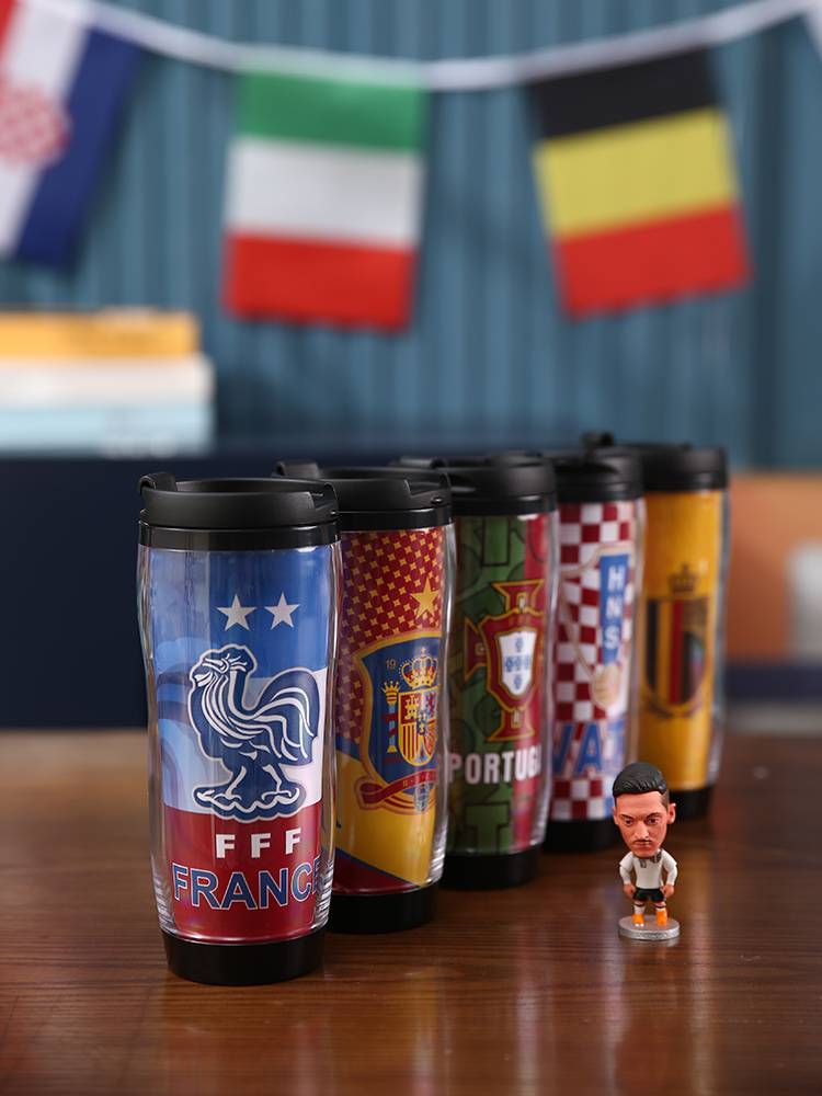 Champions League European Cup Football Fans Peripheral Bar Gift Bar Gift Mark Football Insulation Cup