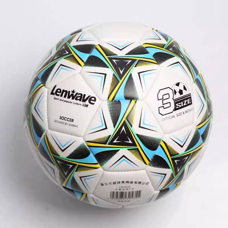 Langwei Children No. 3 PU Football Training Competition for indoor and outdoor sports kindergarten dedicated wear -resistant soft leather