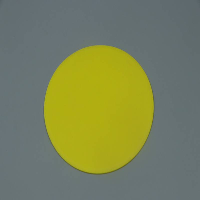 23 cm flat logo disc 10 yellow