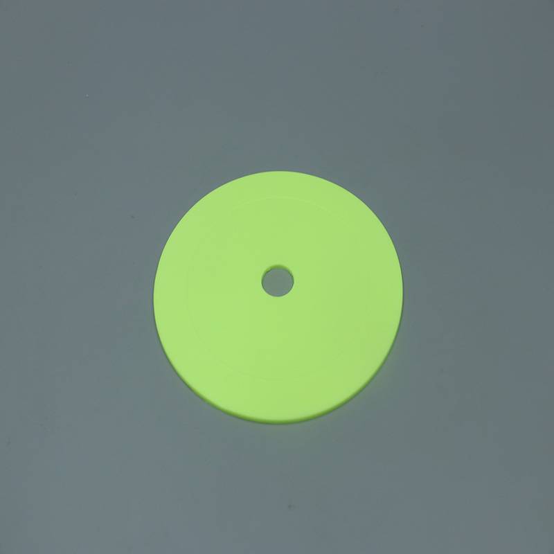 Thicked non -slip plane logo disc 10 fluorescent green