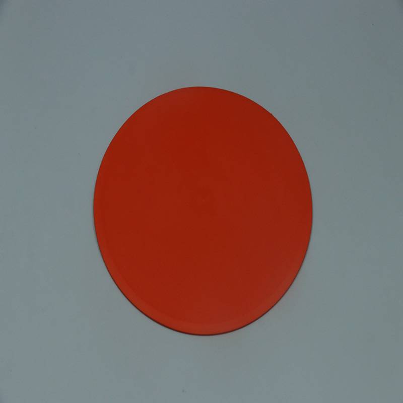 23 cm flat logo disc 10 red