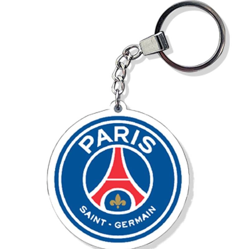 Barcelona Real Madrid Paris Manchester United football team keychain car schoolbag pendant jewelry student fans