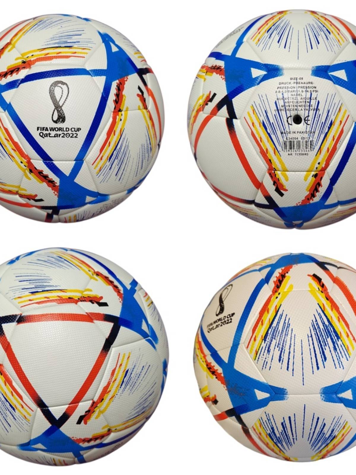 2022 Qatar World Cup to commemorate the same model upgrade thickened thermal adhesion seamless football primary and secondary schools