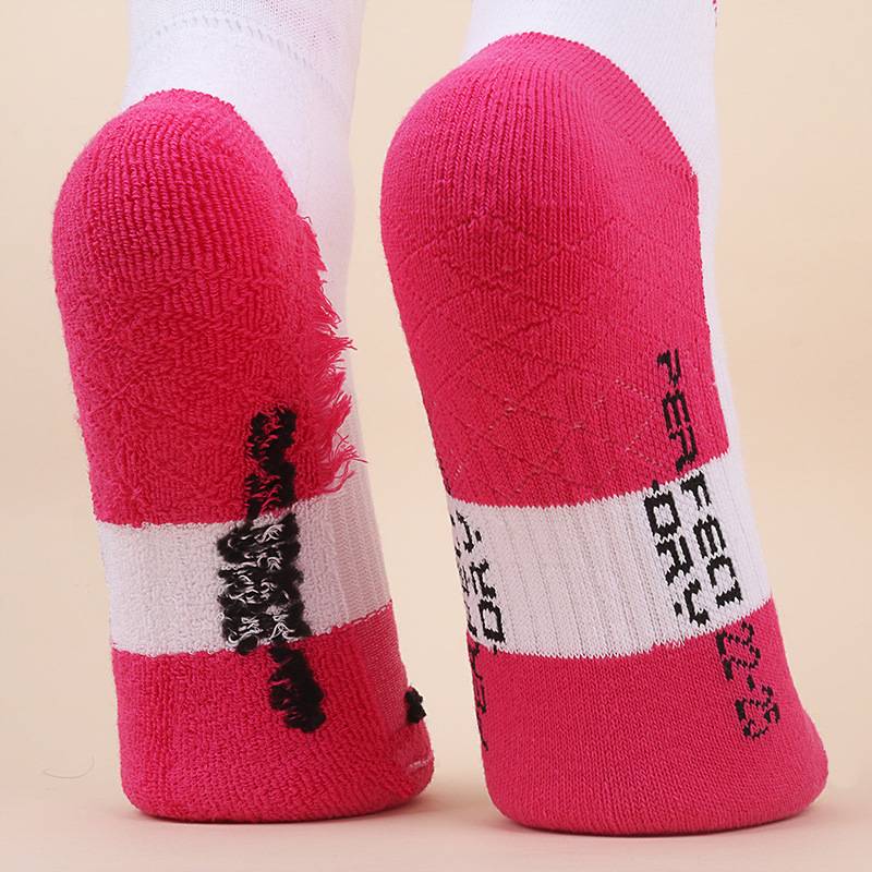 Tennis badminton socks v2 Men and women thickened and anti -odor running non -slip naphta bottom tube sports socks to buy 6 get 1