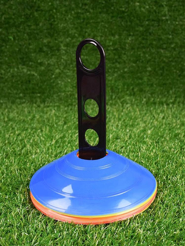 Soccer training device to mark the plate plate to mark the placard to mark the bouquet of the barrier