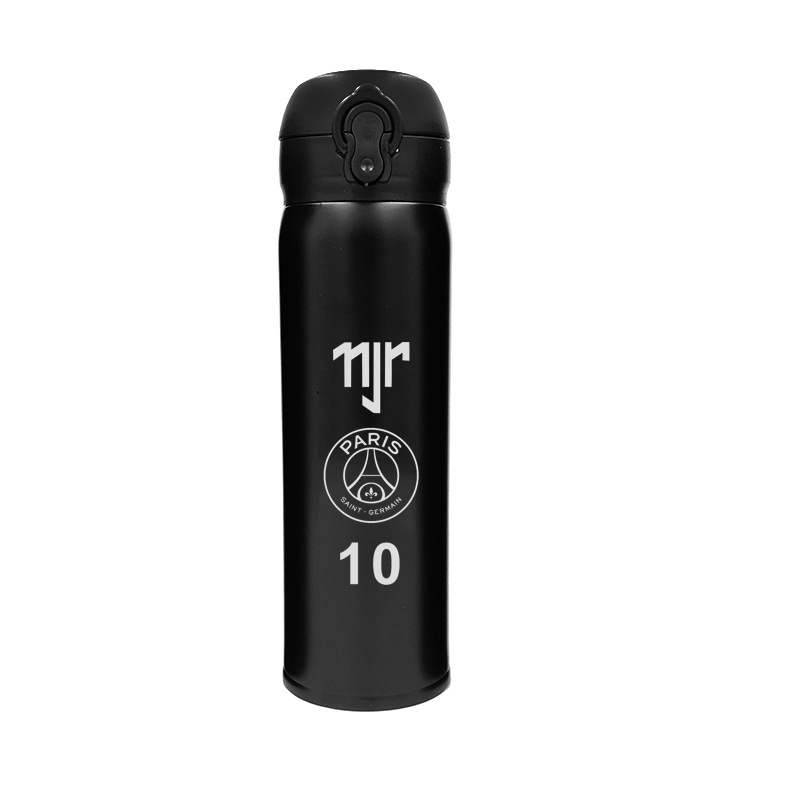 Vacuum stainless steel football insulation bomb cup Neymar C Ronmesi large -capacity water cup a fan supplies