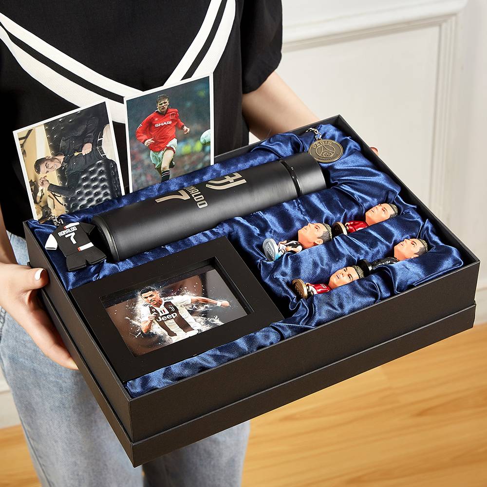 A FOOTBALL BIRTHDAY PRESENT FOR A BOY, CROOMESSINEMALL, WITH A DOLL SET FOR THE SIDE
