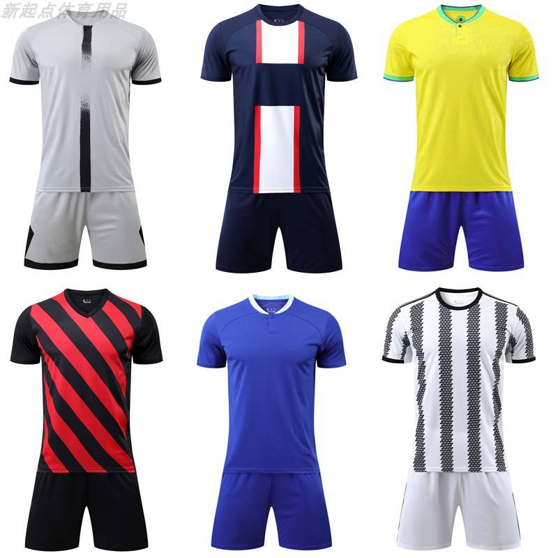 24 New season Club Set Student Jersey Adult Children and Student European Light Board Football Men's League Female