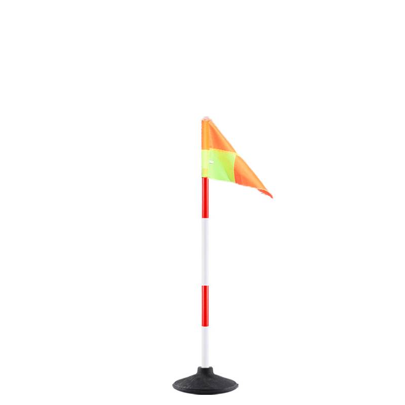 1 meter red and white rod+1kg rubber base+flag