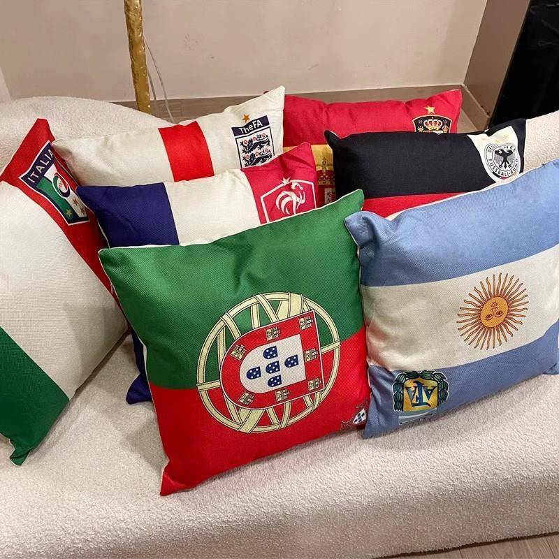 2024 European Cup decoration atmosphere layout Swing football theme supplies in Germany France England pillow pillow pillow pillow