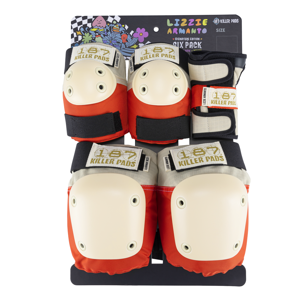 American 187killerpads knee pad elbow checked wrist suits adult children's wheel skateboard professional import