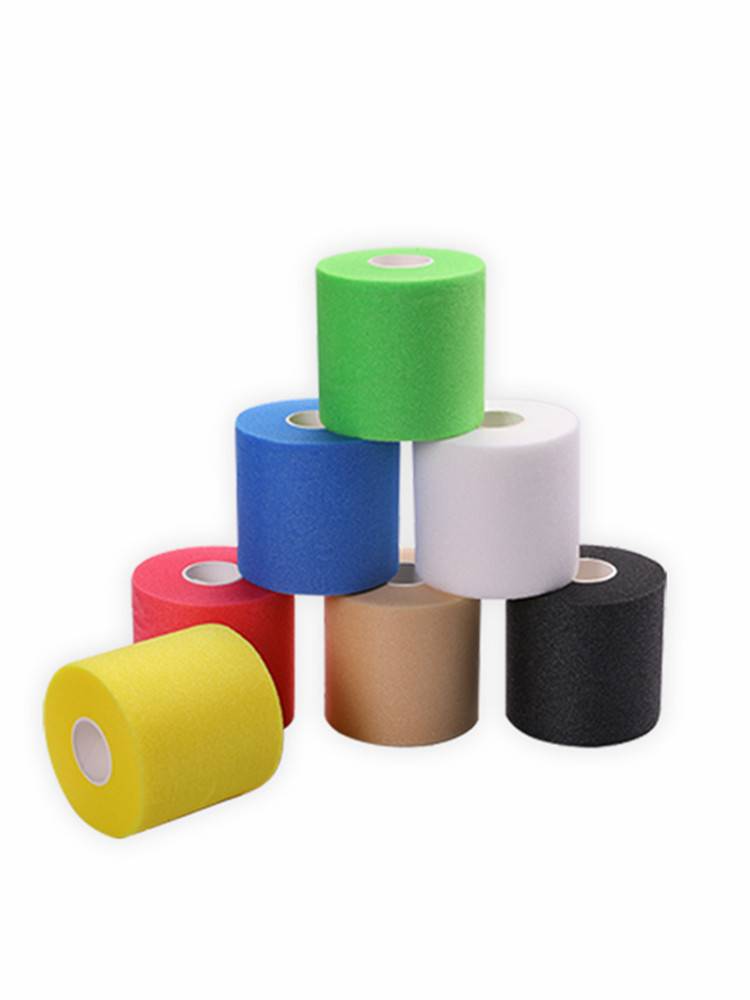 Dermat membrane base bandaging with foam basketball football foot bandage white stickers white stuck sports tape ankle fixed suits