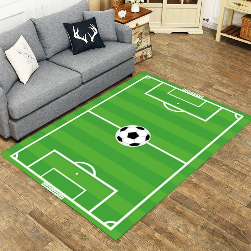 Customized 2024 European Cup Propaganda Materials Football Square Cascular Lottery Lottery Lottery Shop Carpet Decoration
