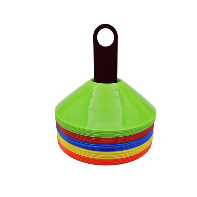 Basketball logo plate thick wear -resistant signboard football training auxiliary equipment road barricades round mouth obstacle logo