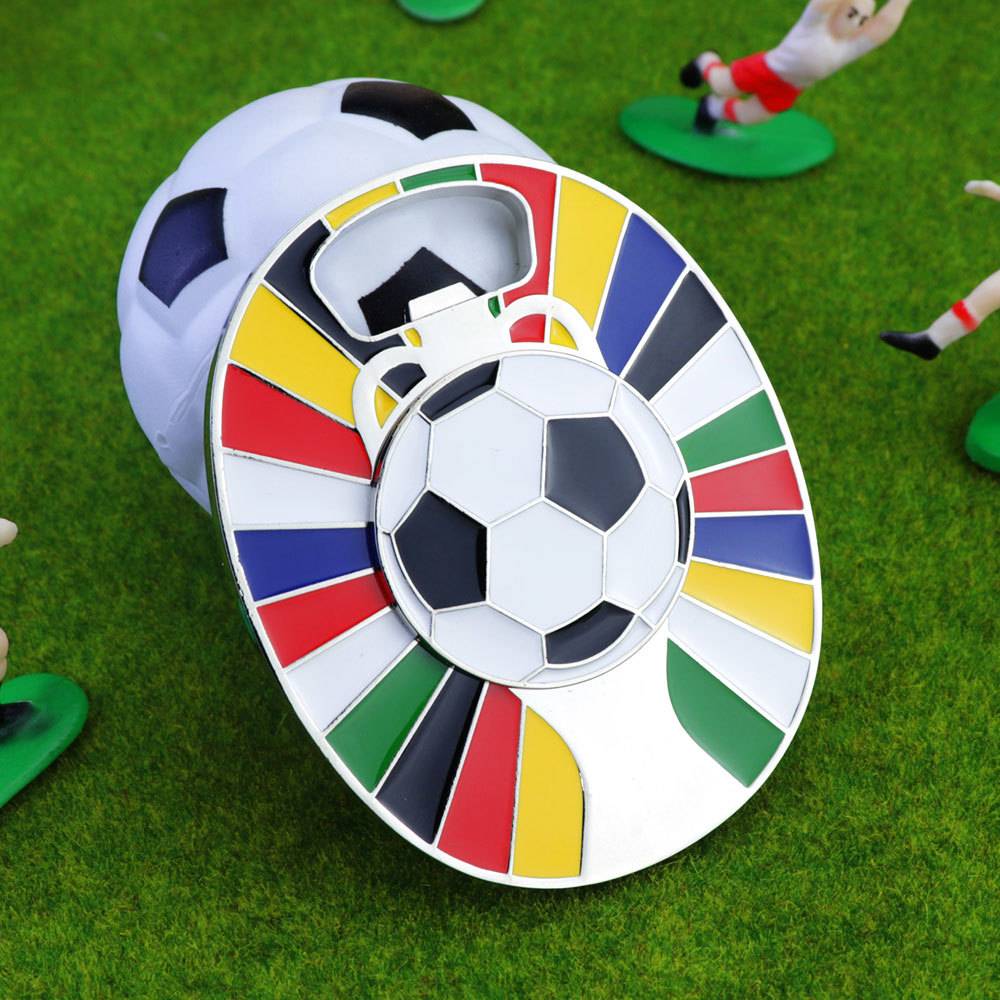 2024 European Cup Football Refrigerator Open Bottle Multifunctional Football Stadium Memorial Fans Similar gifts around