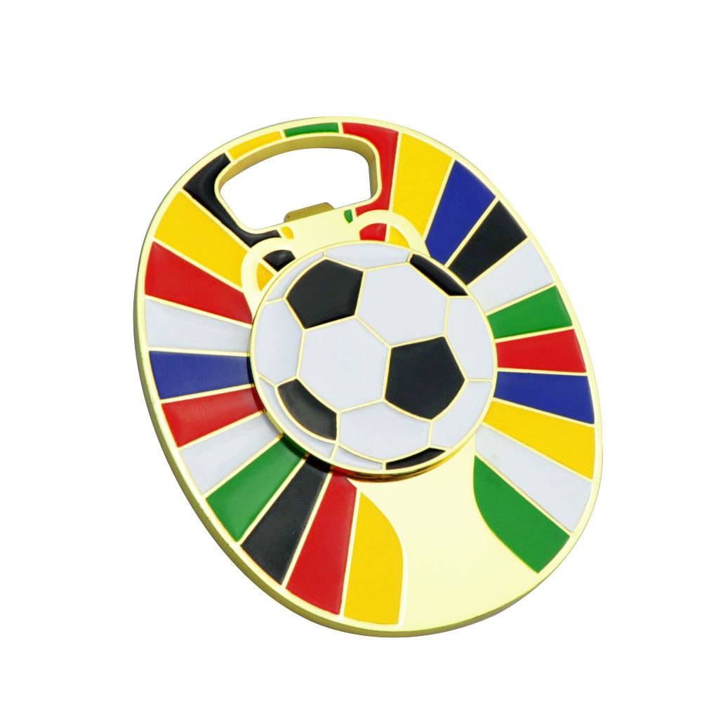 2024 European Cup Football Refrigerator Open Bottle Multifunctional Football Stadium Memorial Fans Similar gifts around