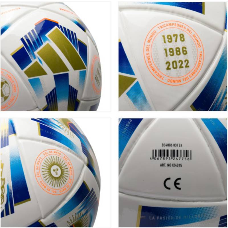 Adidas Adidas 2024 Argentine America Cup Small Favorite Collection Memorial No. 1 Football IX4015