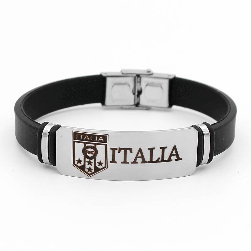 SOCCER WORLD CUP HAND-CARRIAGE WITH A FAN'S SOUVENIR OF MABARTHAYOUWEN AC MILAN SPORTS SILICON
