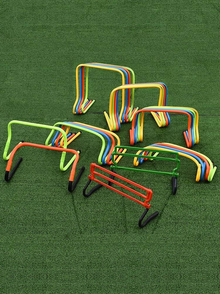 Soccer training equipment to mark a barrel plate of barrier basketball to assist the ice cream pole child cross-coding taekwondo