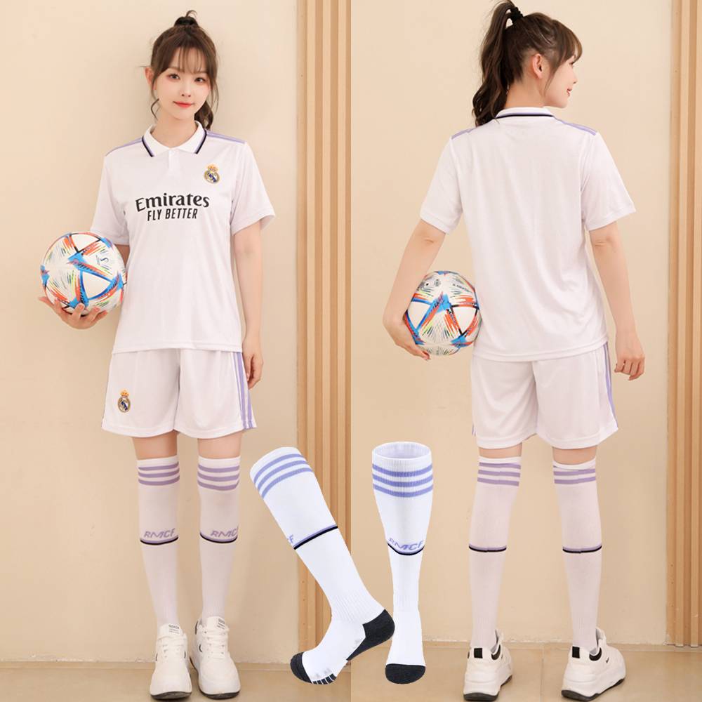 Football uniform women's men's sets of loose student sports competition training clothes custom football jersey children's jersey