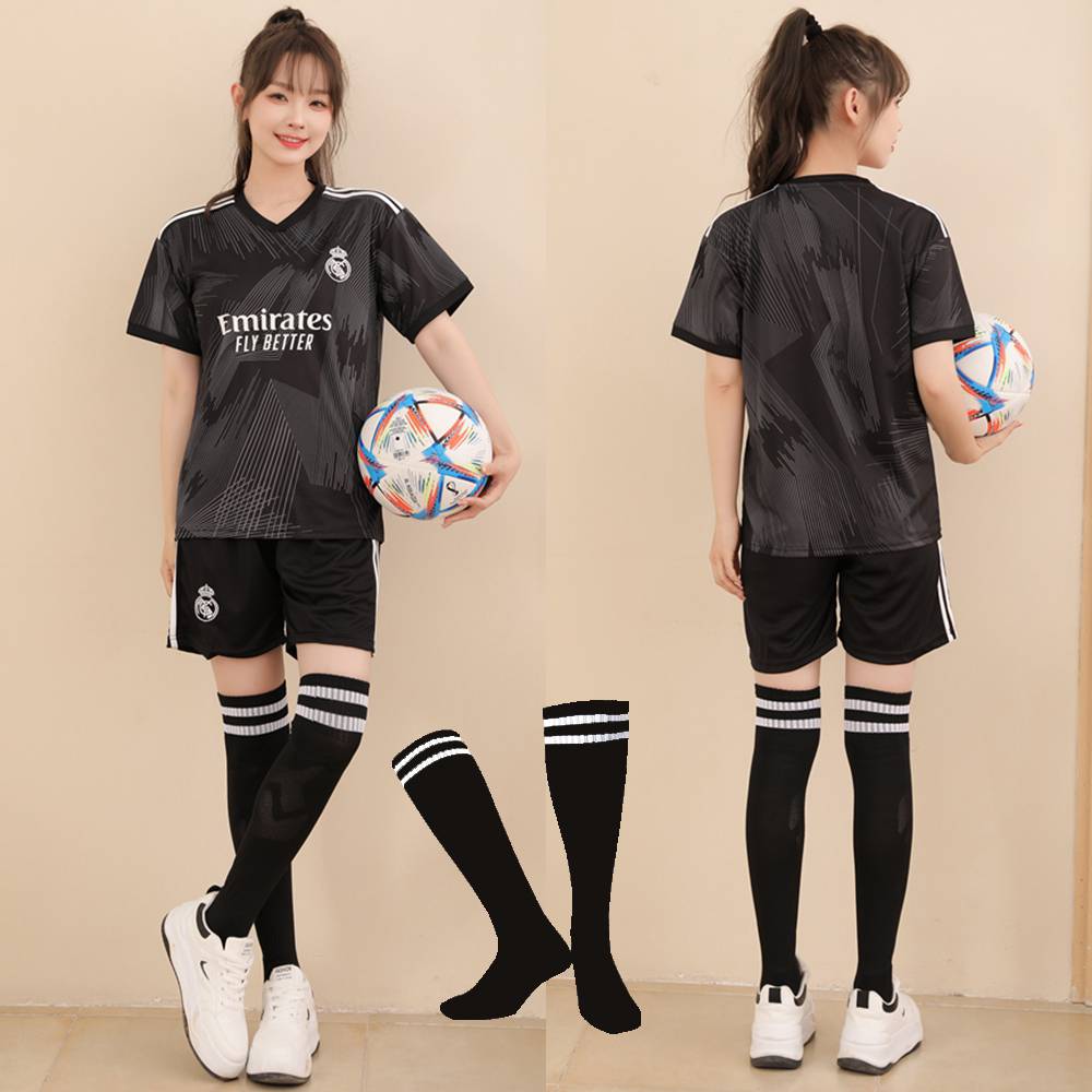 Football uniform women's men's sets of loose student sports competition training clothes custom football jersey children's jersey