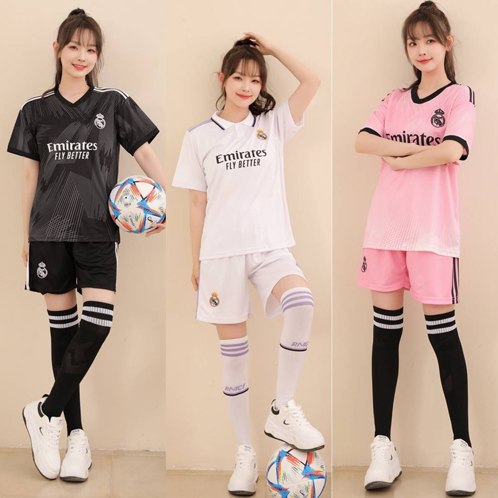 Football uniform women's men's sets of loose student sports competition training clothes custom football jersey children's jersey